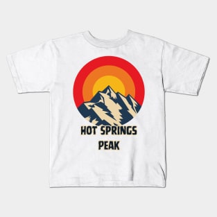 Hot Springs Peak Kids T-Shirt